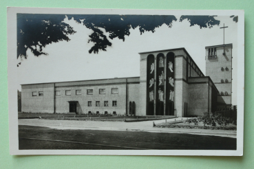 Postcard PC St Wendel 1930-1960 St Anna Church Town architecture Saarland